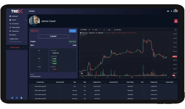 TRDX - Web 3.0 Trading Software